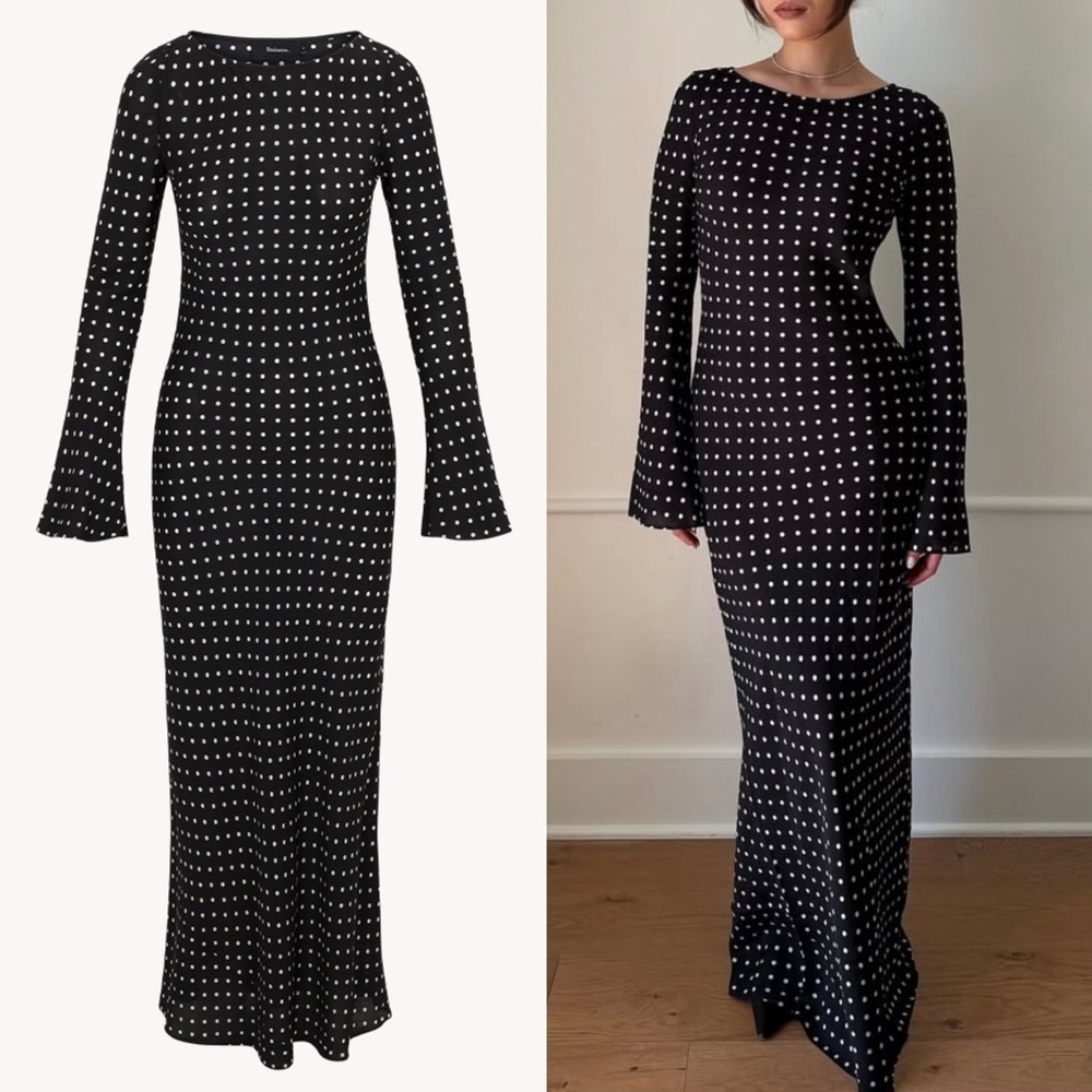 Realisation Par The Gia Dress in Petit Point Polka Dot Size S